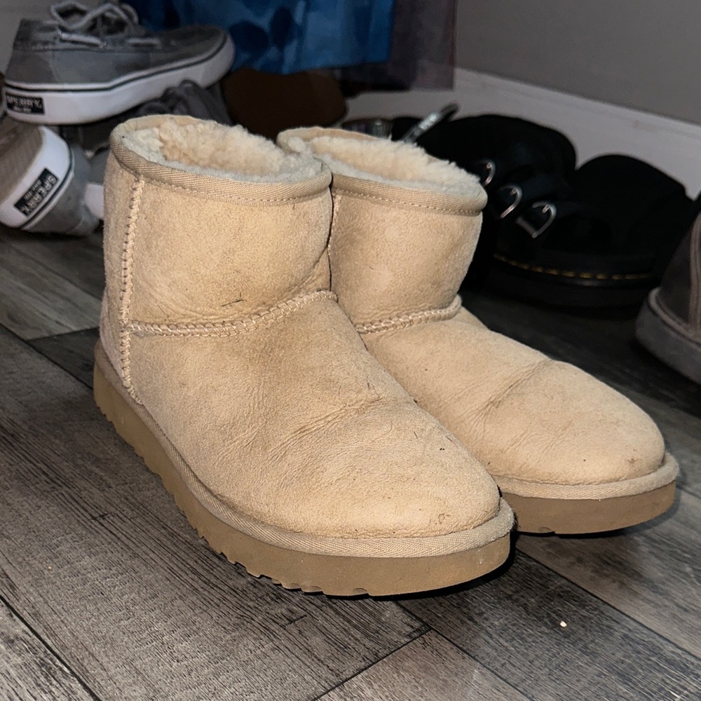 UGG Classic Beige Shearling Boots